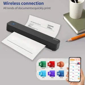 Mini Impresora Portátil A4/Conexión Inalámbrica